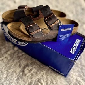 birkenstock arizona narrow fit sandals. brand new in box. US women’s size 7